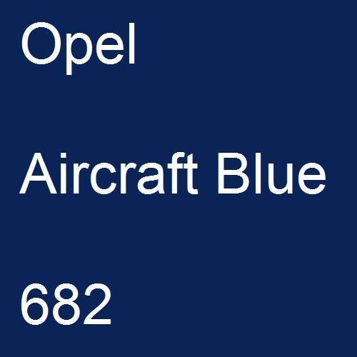 Opel, Aircraft Blue, 682.